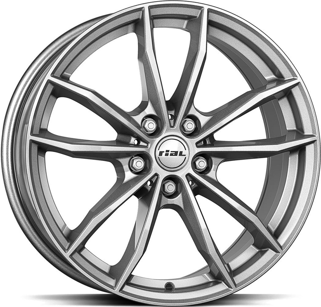 RIAL X12 METAL GREY 7x16 5/112 ET52 CB66.7