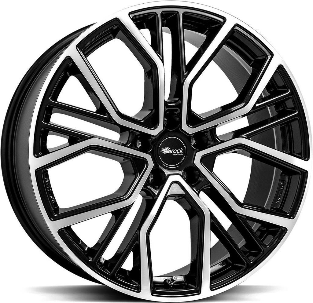 BROCK B41 BLACK FULL POL 8.5x20 5/114.3 ET40 CB70.6