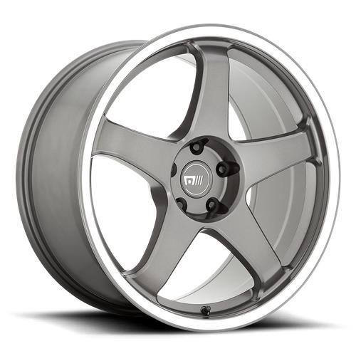 STATUSFÄLGAR MR151 CS5 GUNMETAL W/ MACHINED LIP 9.5x19 5/120 ET40 CB74.1
