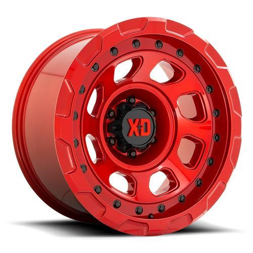 STATUSFÄLGAR XD861 STORM CANDY RED 10x20 6/139.7 ET-18 CB106.1