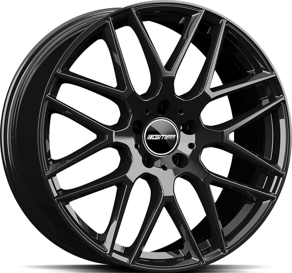 GMP BERGHEM GLOSS BLACK 8.5x21 5/112 ET45 CB66.6