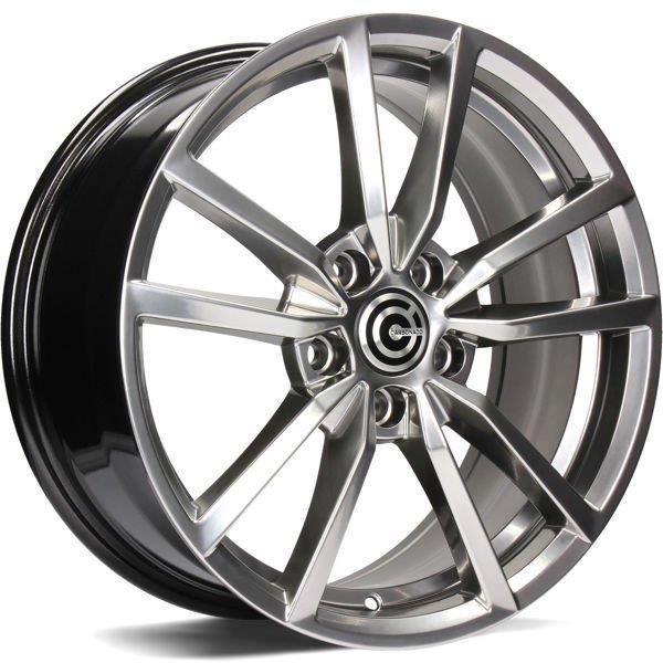 STATUSFÄLGAR VOLTAGE DIAMOND HYPER BLACK 8x18 5/112 ET40 CB57.1