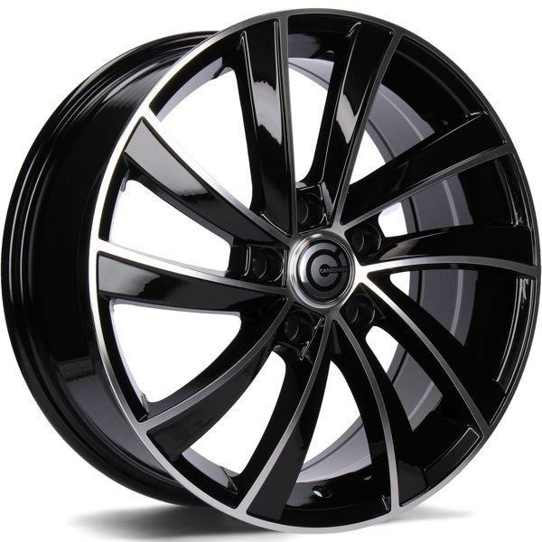 STATUSFÄLGAR PRAGUE BLACK FRONT POLISHED 7x17 5/112 ET43 CB57.1