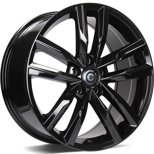 STATUSFÄLGAR STUTTGART BLACK GLOSSY 8x18 5/112 ET45 CB57.1