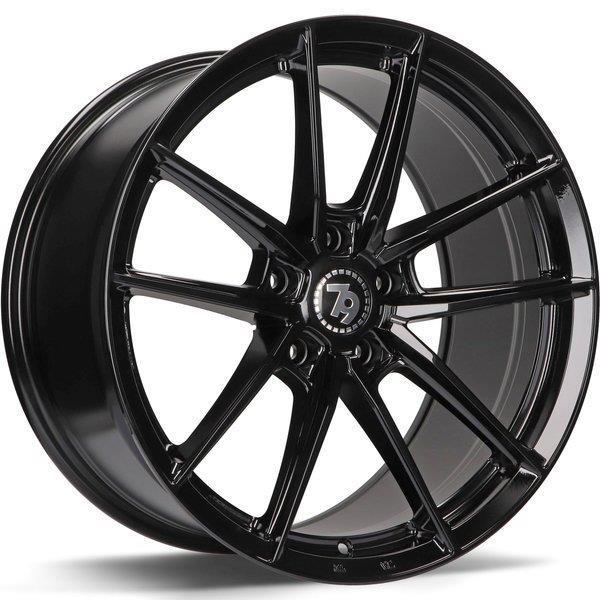 STATUSFÄLGAR SCF-A BLACK GLOSSY 9.5x19 5/120 ET38 CB74.1