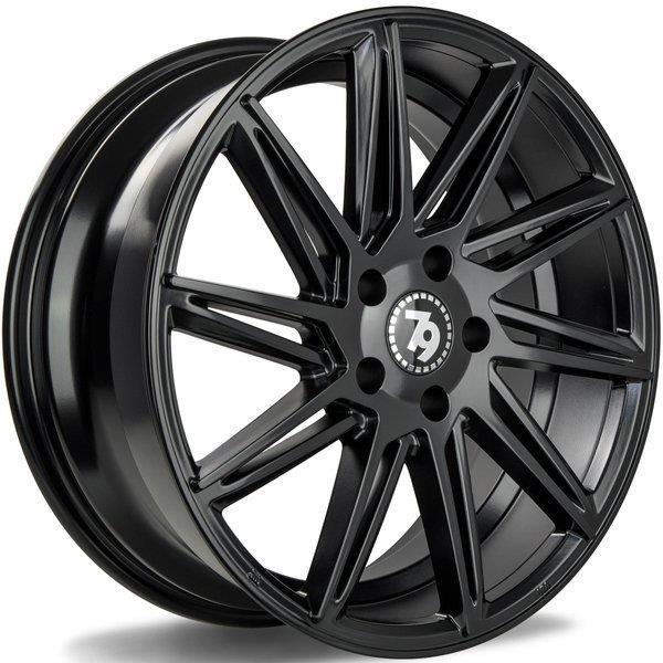 STATUSFÄLGAR SV-R SATIN BLACK 9x19 5/120 ET38 CB72.6