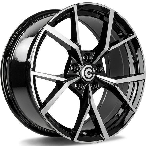 STATUSFÄLGAR PREDATOR BLACK FRONT POLISHED 8x18 5/112 ET45 CB57.1