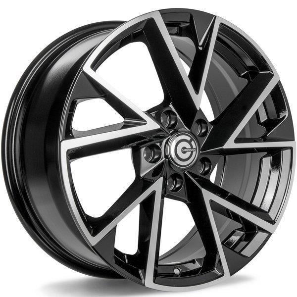 STATUSFÄLGAR SUMMER BLACK FRONT POLISHED 7x17 5/112 ET40 CB57.1