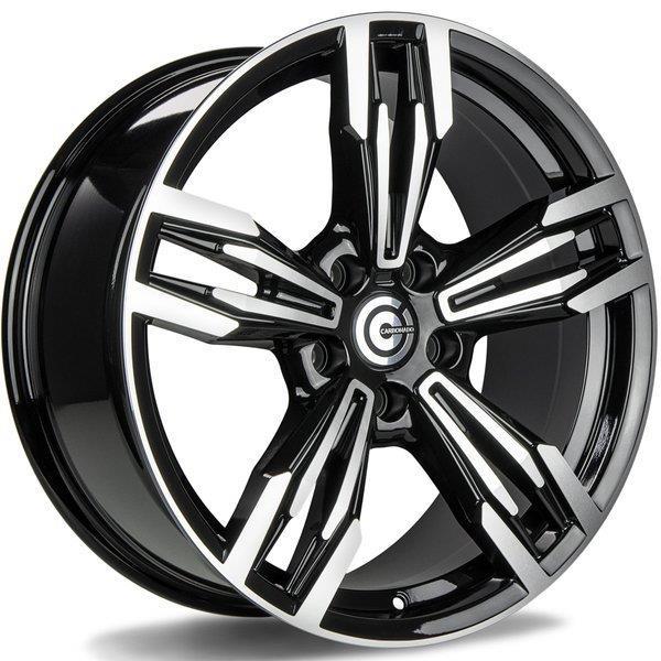 STATUSFÄLGAR DYNAMITE BLACK FRONT POLISHED 8.5x19 5/120 ET33 CB72.6