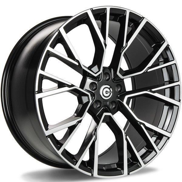 STATUSFÄLGAR ANOMALY BLACK FRONT POLISHED 9x20 5/112 ET30 CB66.5