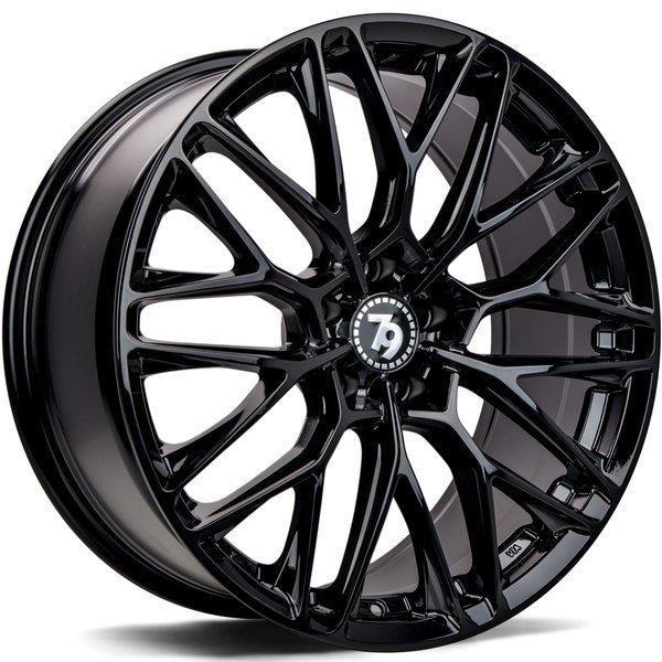 STATUSFÄLGAR SV-P BLACK GLOSSY 8.5x19 5/120 ET30 CB72.6