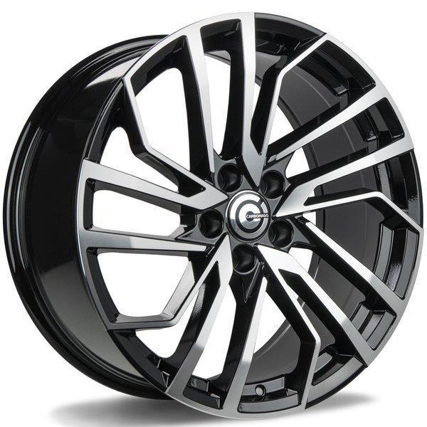 STATUSFÄLGAR GAME BLACK FRONT POLISHED 8x18 5/112 ET35 CB66.5