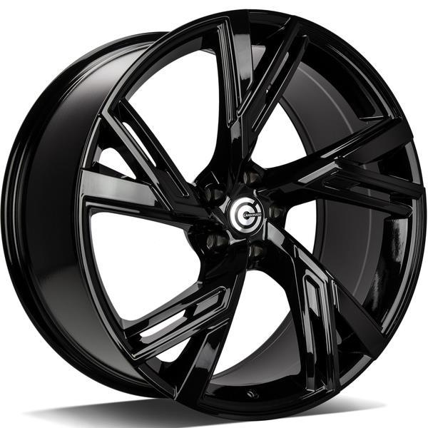 STATUSFÄLGAR RICH BLACK GLOSSY 8x18 5/112 ET35 CB66.5
