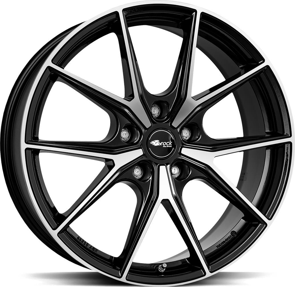BROCK B40 BLACK FULL POL 8x19 5/112 ET32 CB66.6