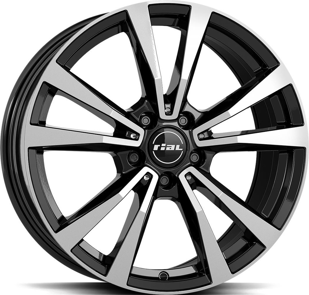 RIAL M12X DIAM BLACK POL 8x19 5/112 ET30 CB66.6