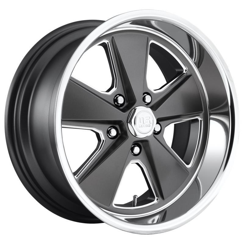 STATUSFÄLGAR UC120 MATTE GUN METAL MACHINED 9x20 5/115 ET18 CB71.5