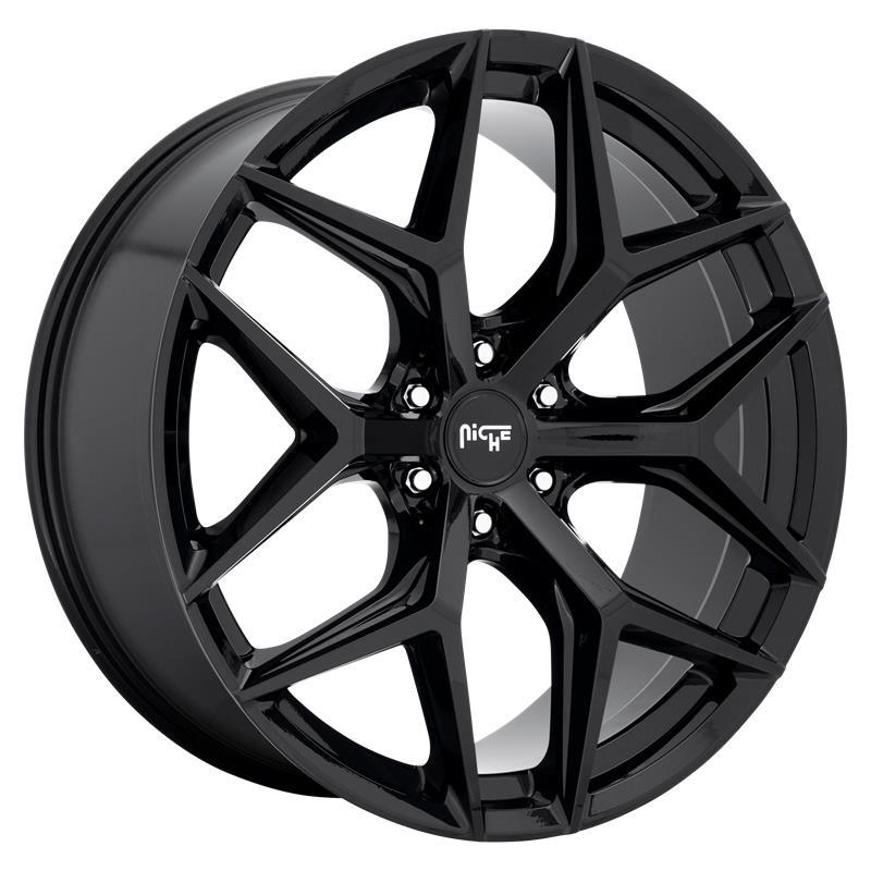 STATUSFÄLGAR NC231 GLOSS BLACK 9x20 6/135 ET30 CB87.1