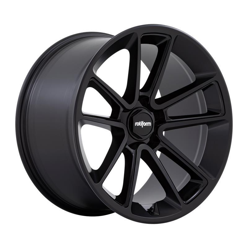ROTIFORM R194 BTL MATTE BLACK W/ BLACK CAP 12x22 5/112 ET35 CB66.6