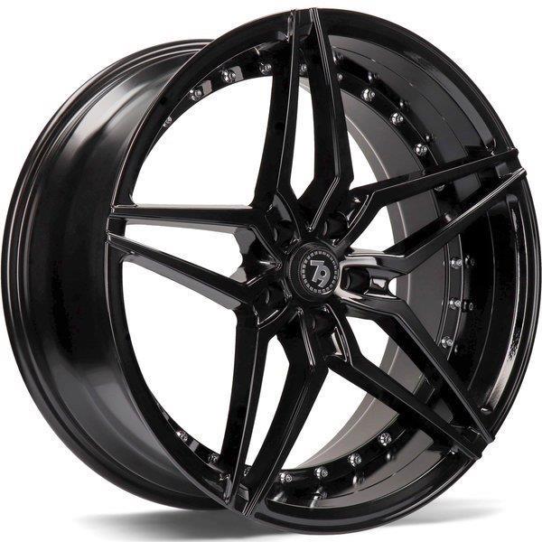 STATUSFÄLGAR SV-AR BLACK GLOSSY 9x20 5/112 ET25 CB66.5