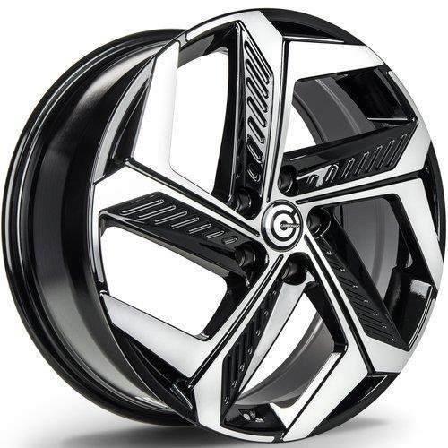 STATUSFÄLGAR ARCTIC BLACK FRONT POLISHED 7x18 5/114.3 ET50 CB73.1