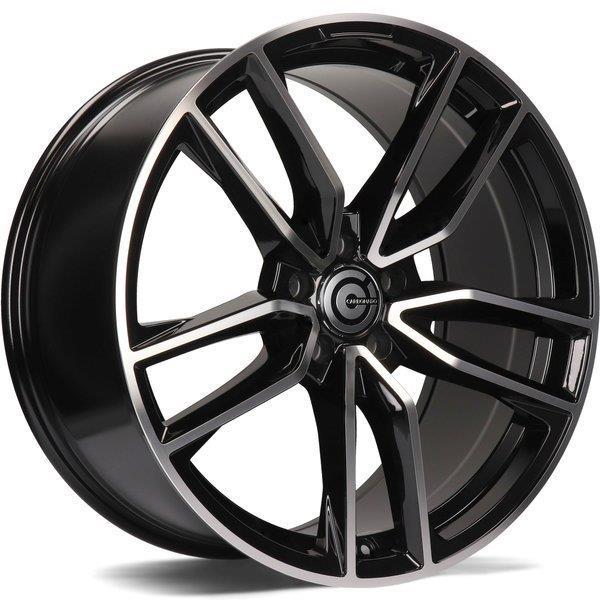STATUSFÄLGAR INVENTION BLACK FRONT POLISHED 11x21 5/112 ET49 CB66.5