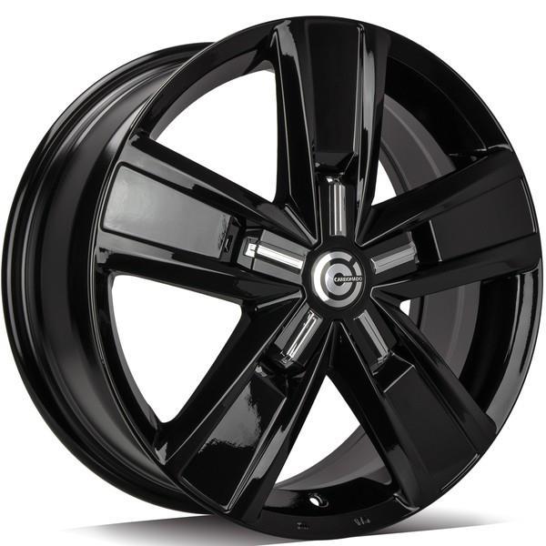 STATUSFÄLGAR TANK BLACK GLOSSY 7x17 5/120 ET50 CB65.1