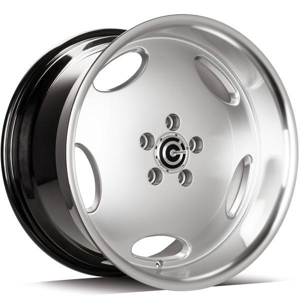 STATUSFÄLGAR VINTAGE DIAMOND HYPER SILVER LIP POLISHED 9.5x18 5/112 ET35 CB66.6