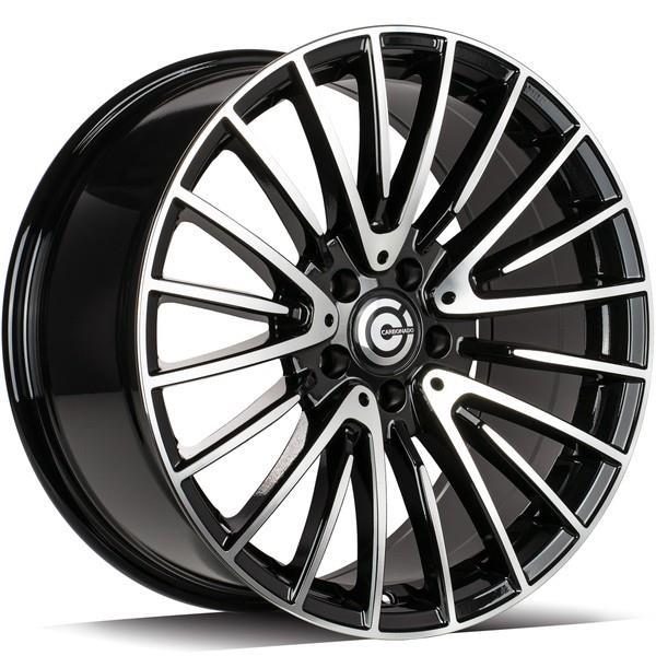 STATUSFÄLGAR INEX BLACK FRONT POLISHED 8.5x18 5/112 ET35 CB66.5