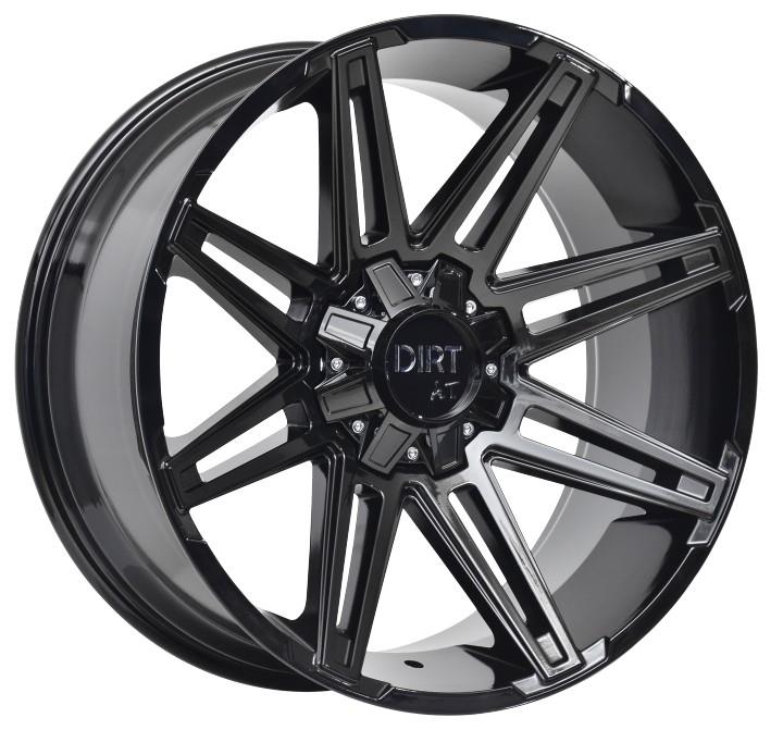 DIRT A.T D88 GLOSSBLACK 9x20 6/135-139.7 ET25 CB106.1