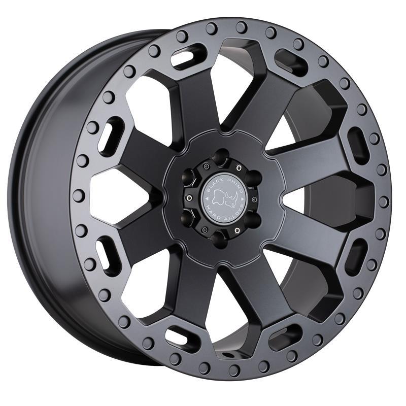 BLACK RHINO WARLORD MATTE GUNMETAL 9x17 6/139.7 ET12 CB112.1