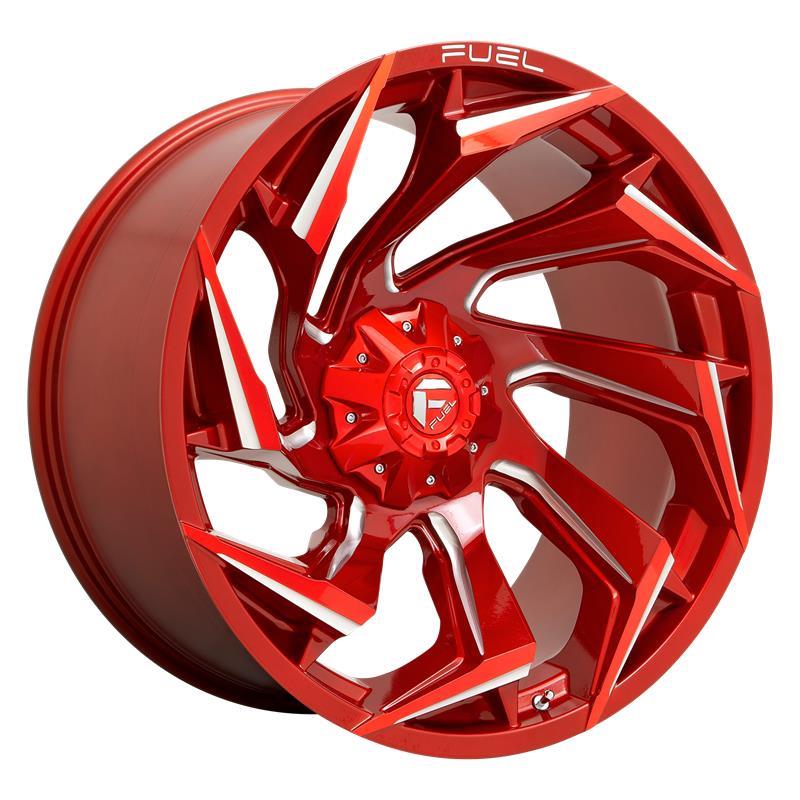 FUEL D754 REACTION CANDY RED MILLED 9x20 6/135-139.7 ET1 CB106.1