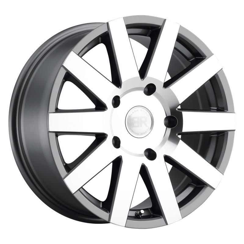 STATUSFÄLGAR JOURNEY GLOSS GUNMETAL W/ MIRROR-CUT FACE 8x18 5/130 ET48 CB84.1