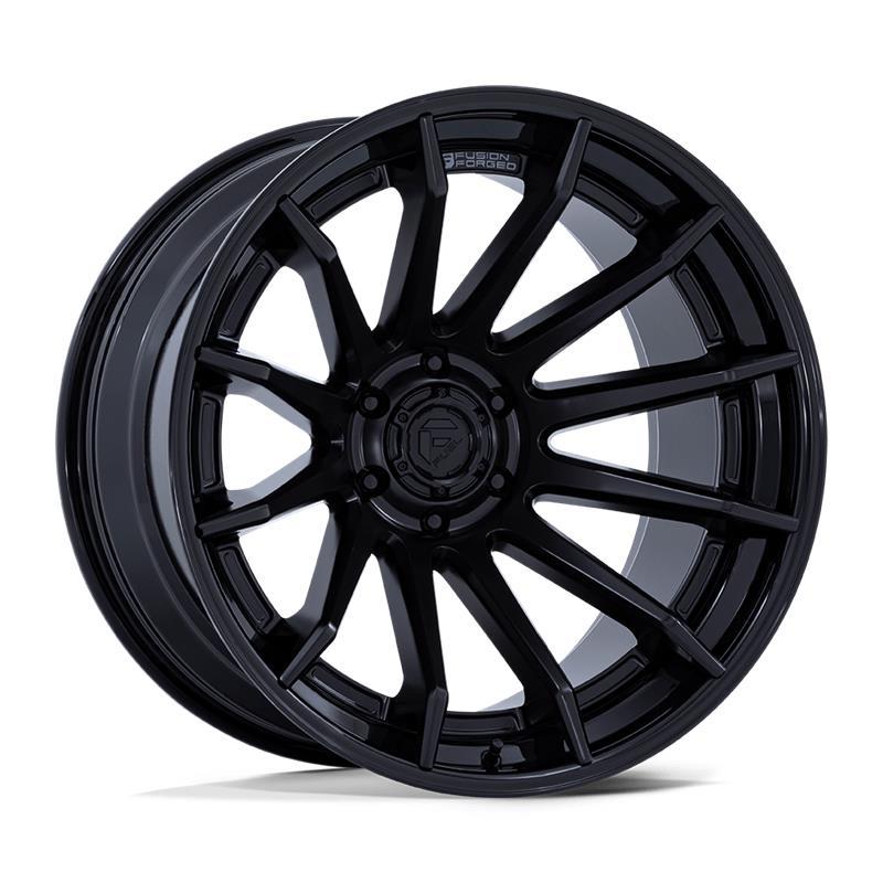 FUEL FC403 BURN MATTE BLACK W/ GLOSS BLACK LIP 10x22 6/139.7 ET-18 CB106.1