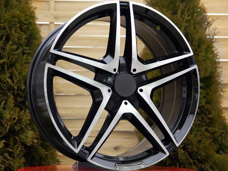 STATUSFÄLGAR GIANT BLACK FRONT POLISHED 8x18 5/160 ET50 CB65.1