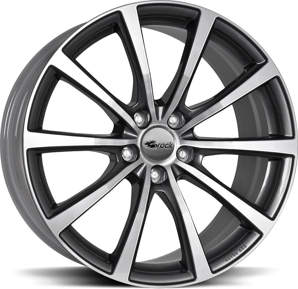 BROCK B32 TITAN METAL 8.5x19 5/114.3 ET38 CB64.2