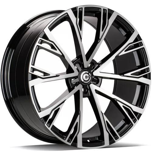 STATUSFÄLGAR STAR BLACK FRONT POLISHED 9x20 5/112 ET30 CB66.5