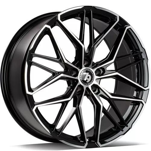 SEVENTY9 SCF-J BLACK FRONT POLISHED 8x18 5/120 ET30 CB72.6