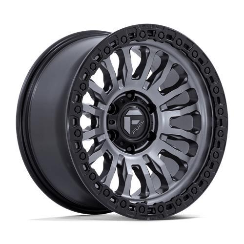 FUEL FC857 RINCON MATTE GUNMETAL W/ M-BLACK LIP 9x20 6/139.7 ET1 CB106.1