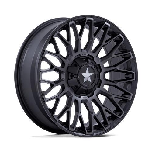 MSA M50 CLUBBER MATTE BLACK DDT 7x14 4/137-156 ET10 CB110.1