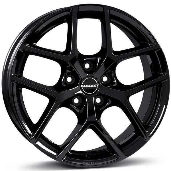 STATUSFÄLGAR Y BLACK GLOSSY 7.5x17 5/112 ET45 CB72.6