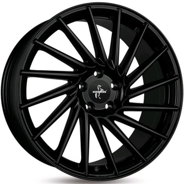 STATUSFÄLGAR KT17 MATT BLACK PAINTED 8.5x19 5/114.3 ET40 CB72.6
