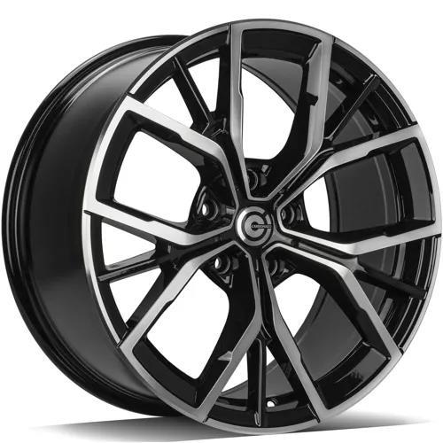 STATUSFÄLGAR ALARM BLACK FRONT POLISHED 8x19 5/120 ET30 CB72.6