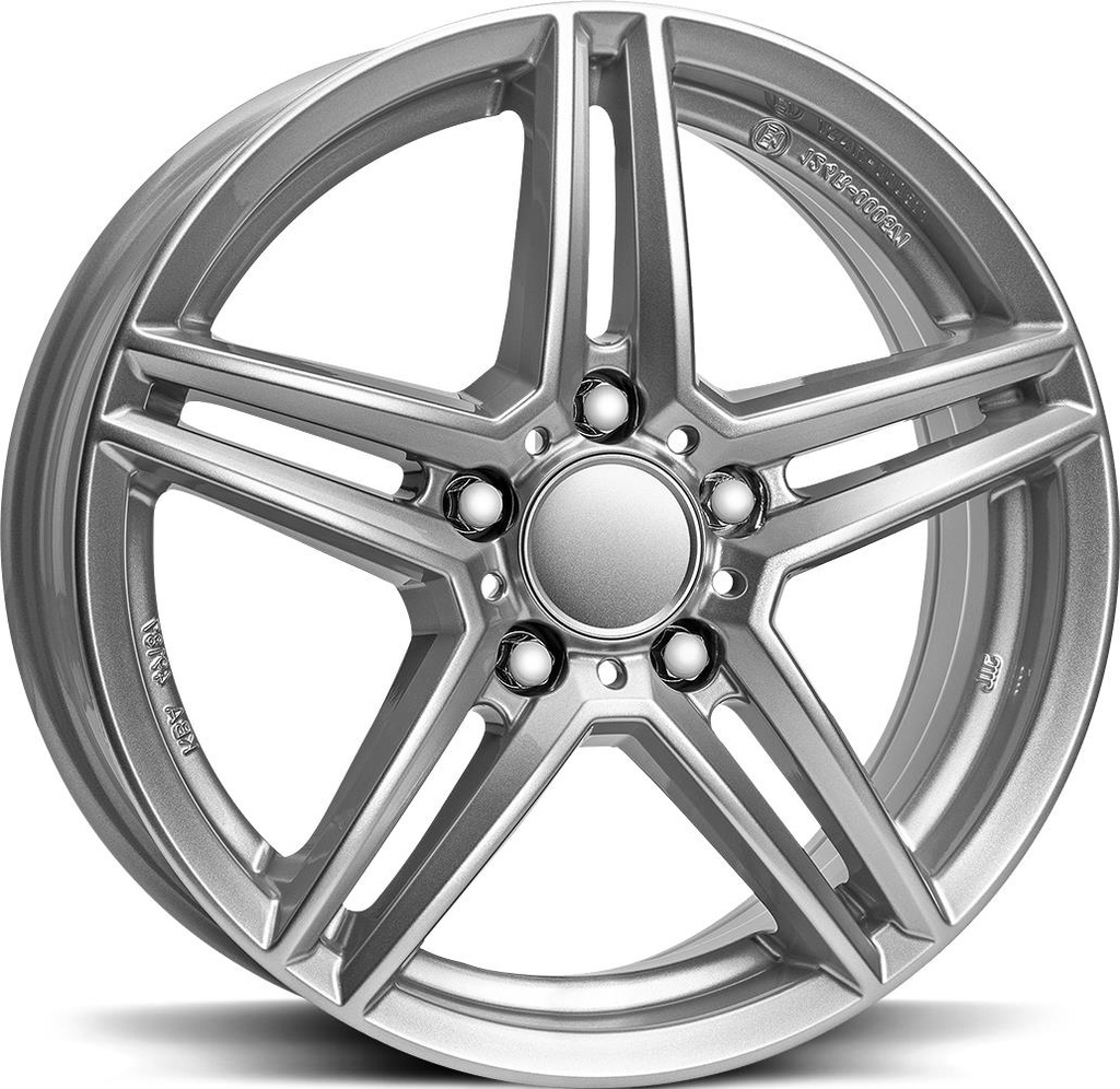 RIAL M10X POLAR SILV 8.5x19 5/112 ET47.5 CB66.6
