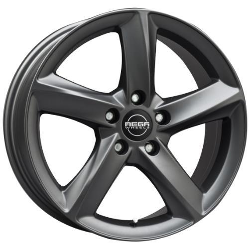 MEGAWHEELS TIGERA DARK MAT ANTHRACITE GREY 7x16 5/108 ET40 CB73.2