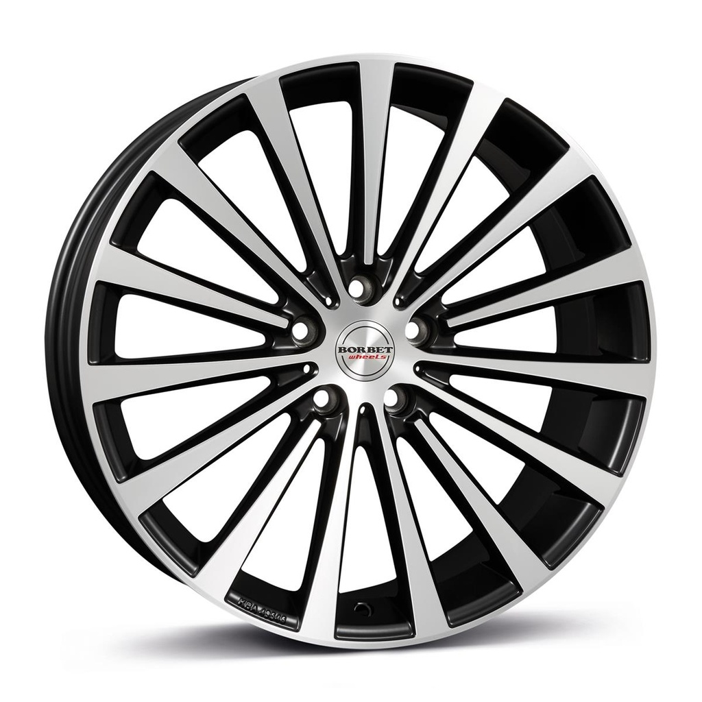 BORBET BLX BLACK POL MATT 10x20 5/112 ET40 CB72.6