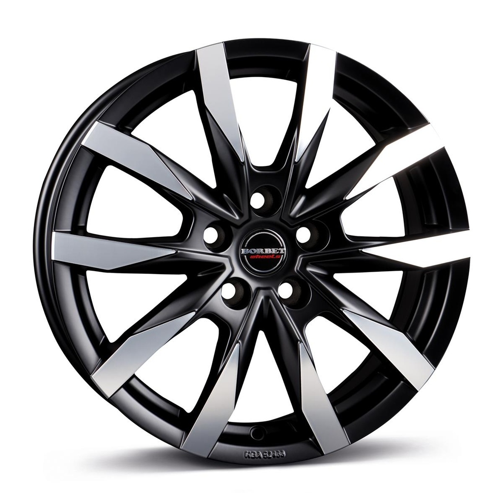 BORBET CW5 BLACK POL MATT 6.5x16 5/130 ET66 CB89.1