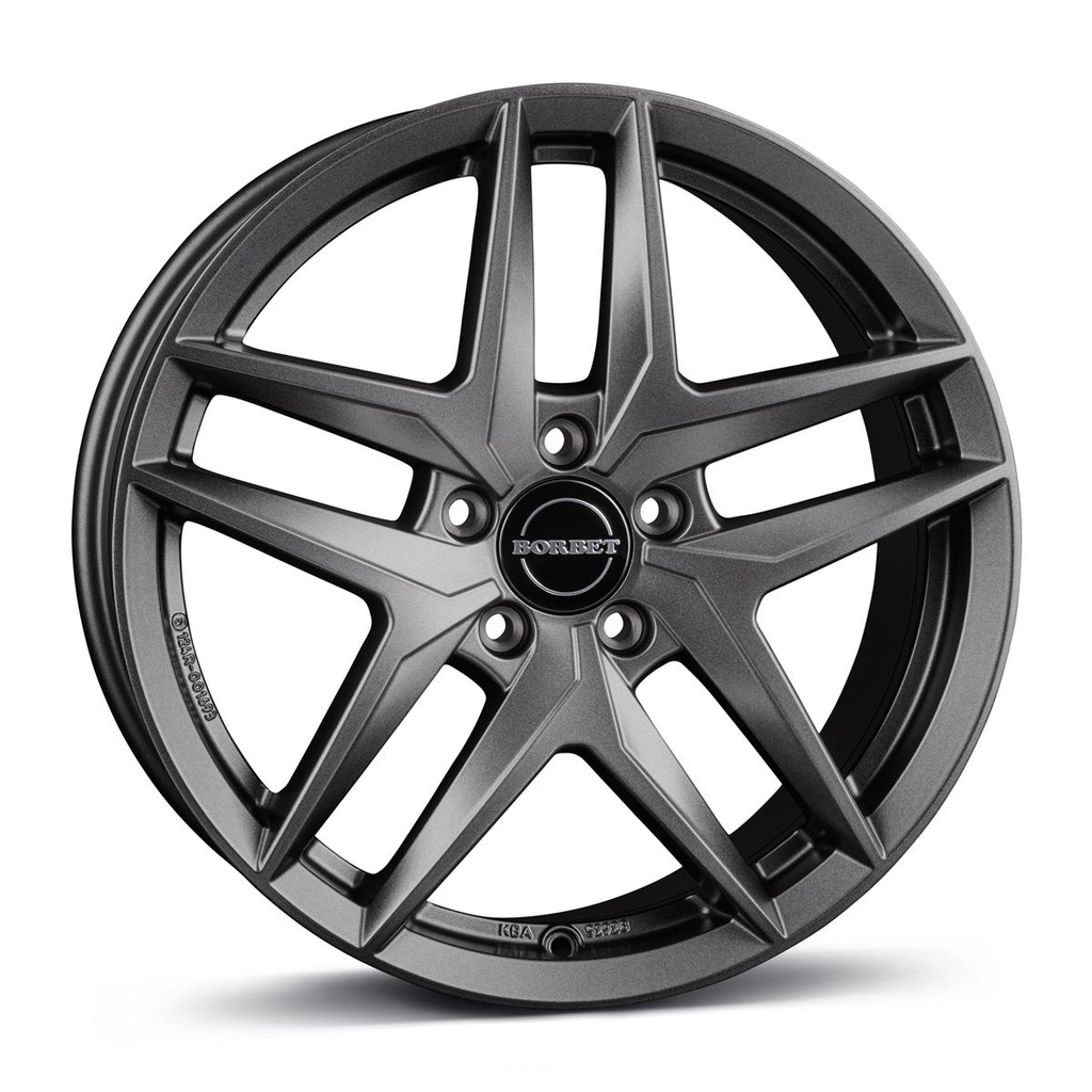 BORBET Z DARK GREY MATT 7.5x17 5/112 ET36 CB66.6