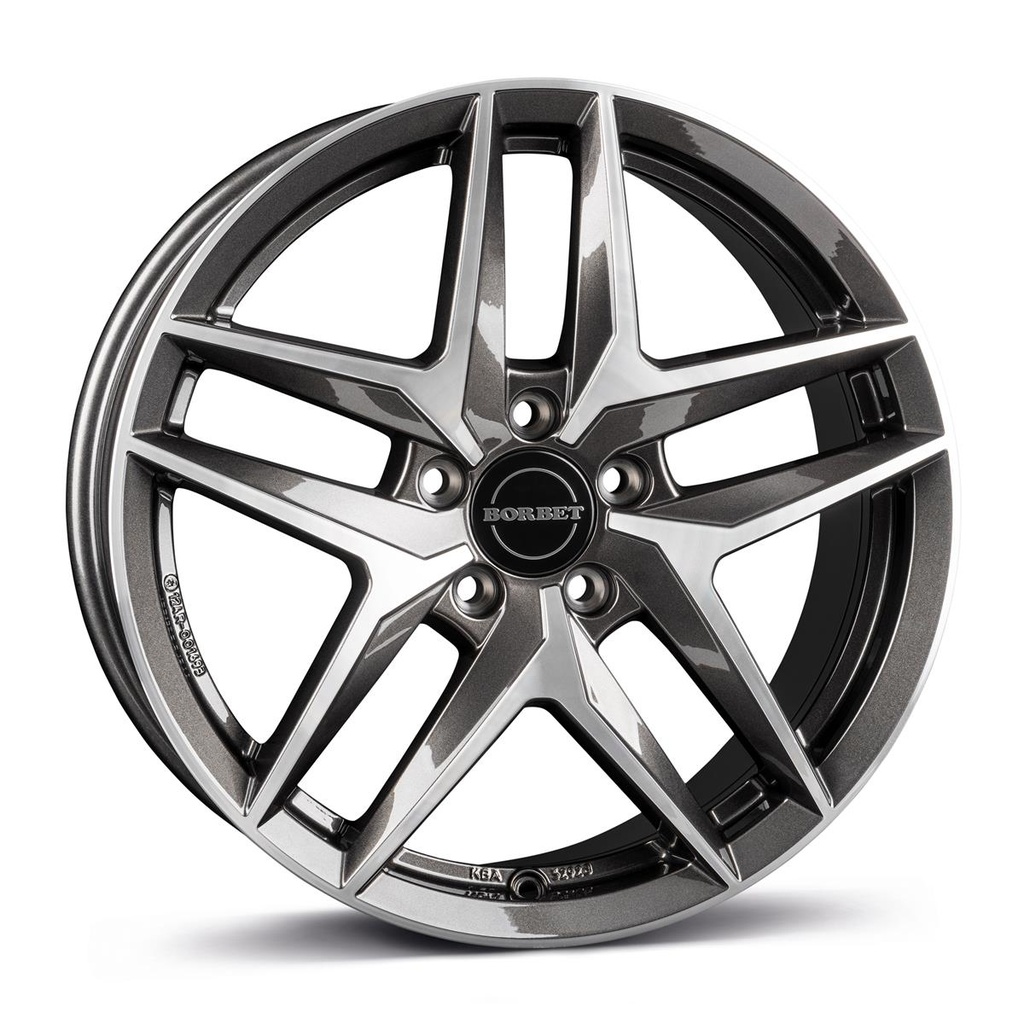 BORBET Z MIST ANTRACITE GLOSS POL 8x19 5/112 ET30 CB66.6
