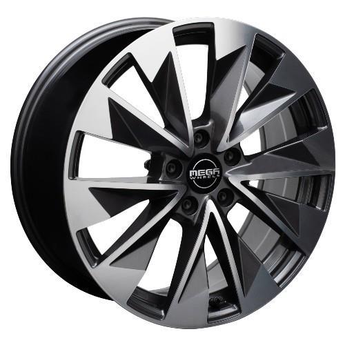 MEGAWHEELS ZENITH ANTHRACITE GREY FRONT POLISHED 8x19 5/108 ET50 CB63.3