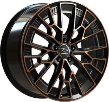 FONDMETAL 1972 BLACK CLEARCOAT MATT BRONZE MACHINED  5X112 9x21 9/21 ET26 CB66.6